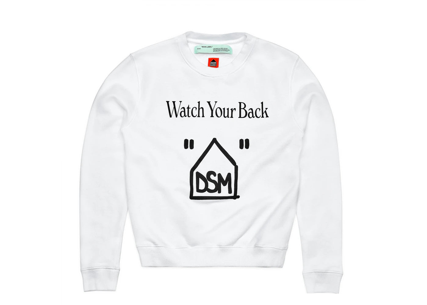 OFF-WHITE DSM Crewneck White