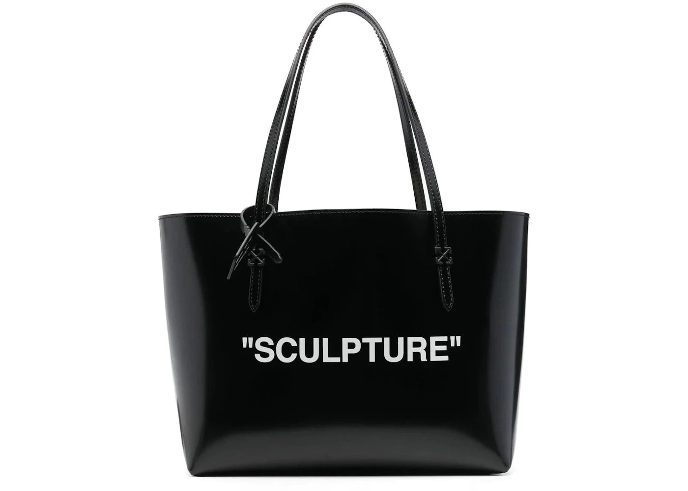 OFF-WHITE Day Off 28 Quote Tote Bag Black/White