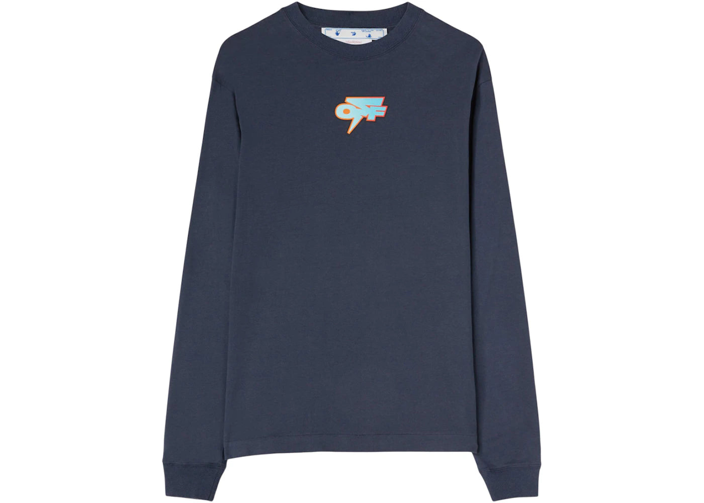 OFF-WHITE Degradé Thund Skate L/S Tee Dark Grey/Orange/Light Blue