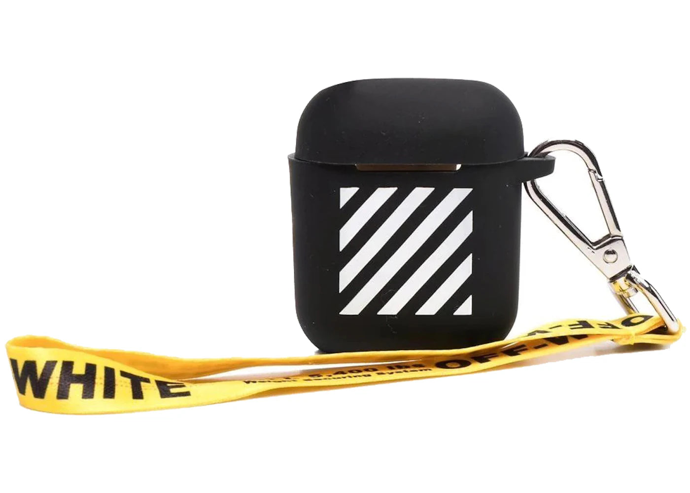 OFF-WHITE Diag AirPods Strap Case Black/White