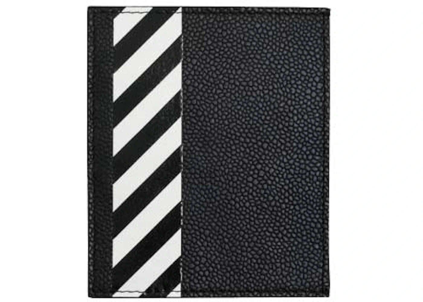 Off-White Diag Card Holder Black/White