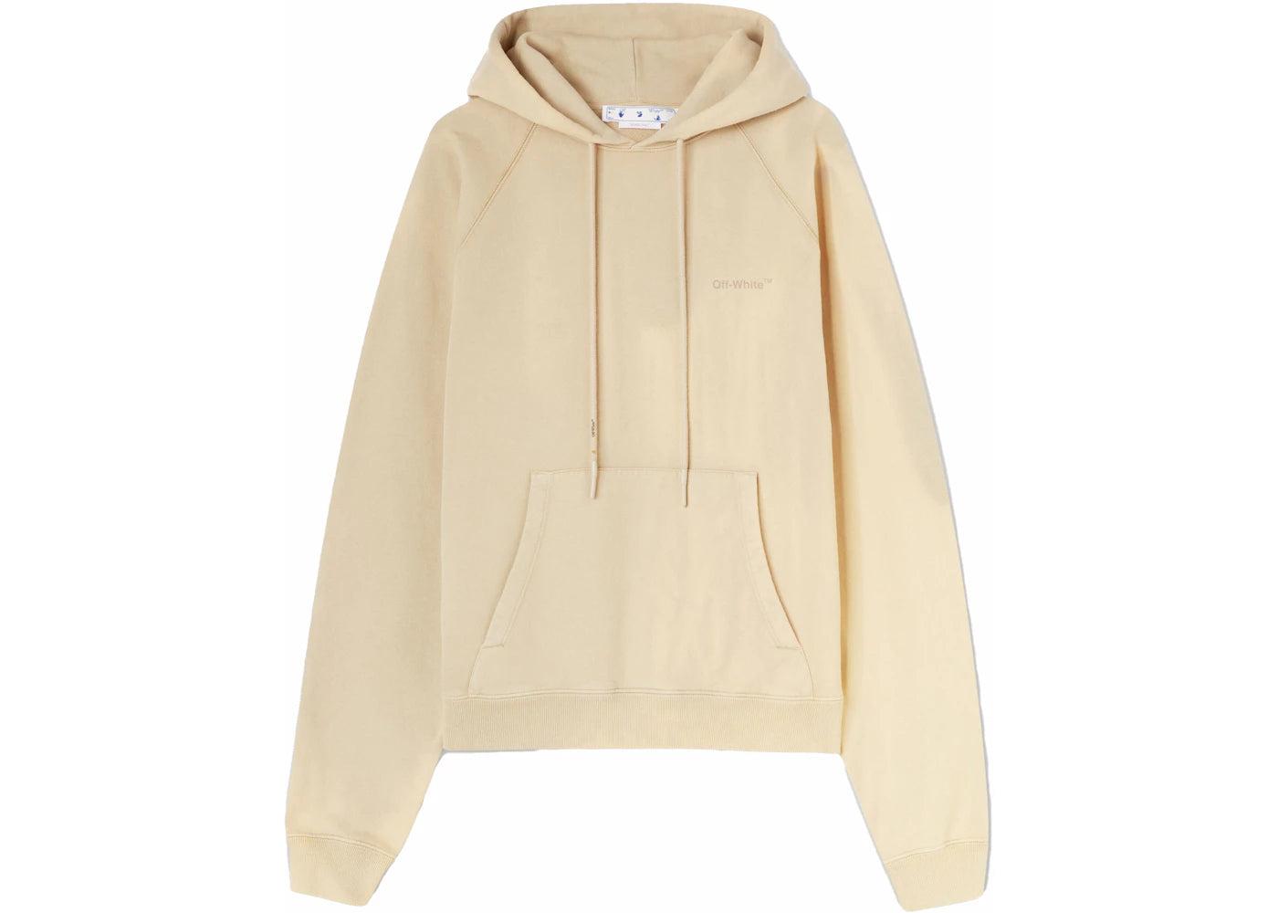 OFF-WHITE Diag Tab Skate Hooded Sweatshirt Dark Sand