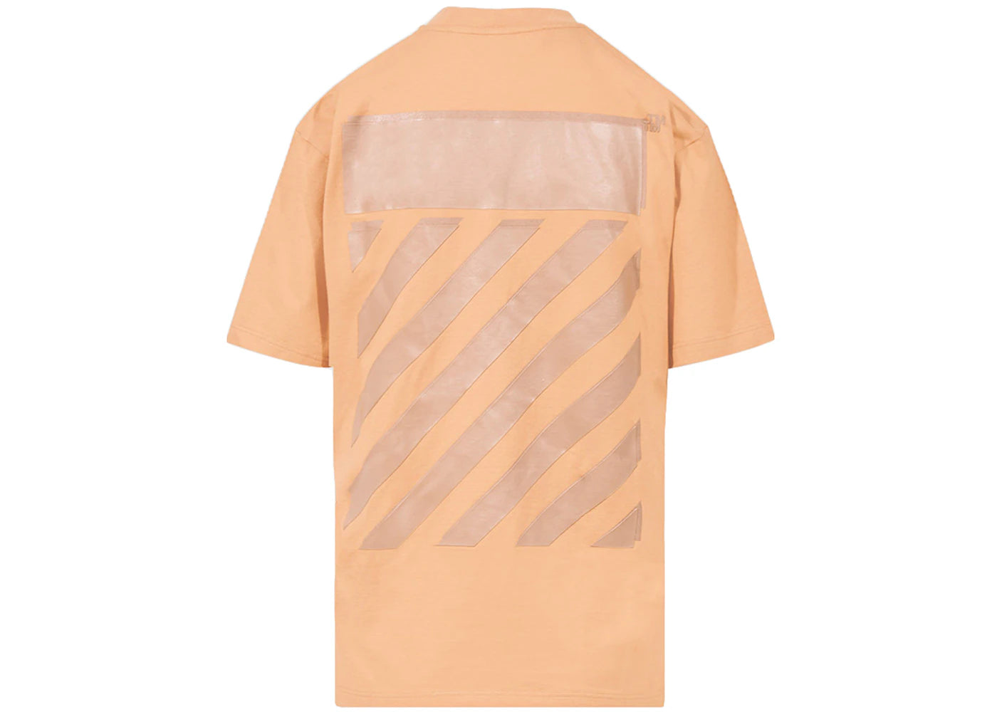 OFF-WHITE Diagonal Regular T-Shirt Brown