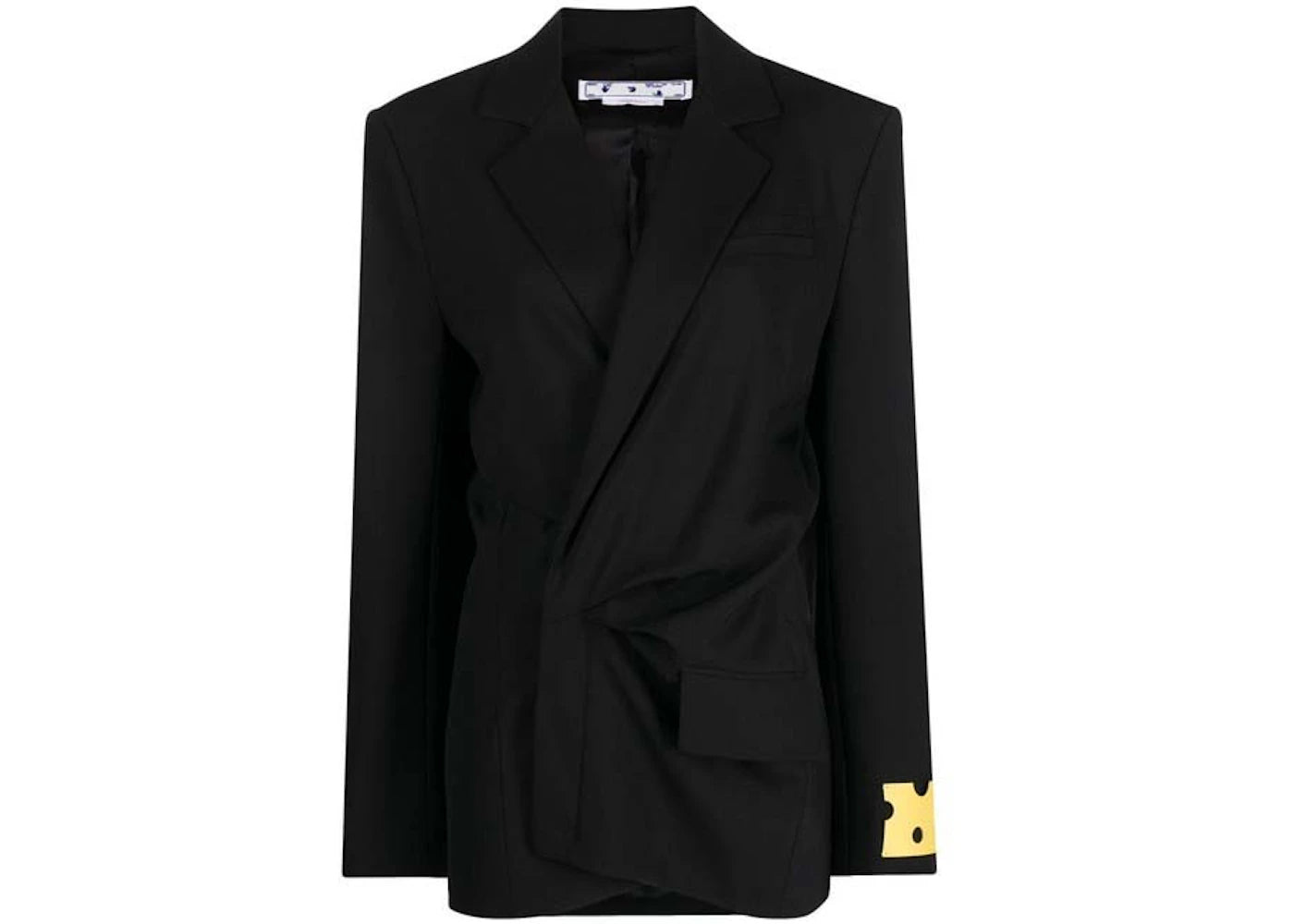 OFF-WHITE Dry Wo Twist Blazer Dress Black