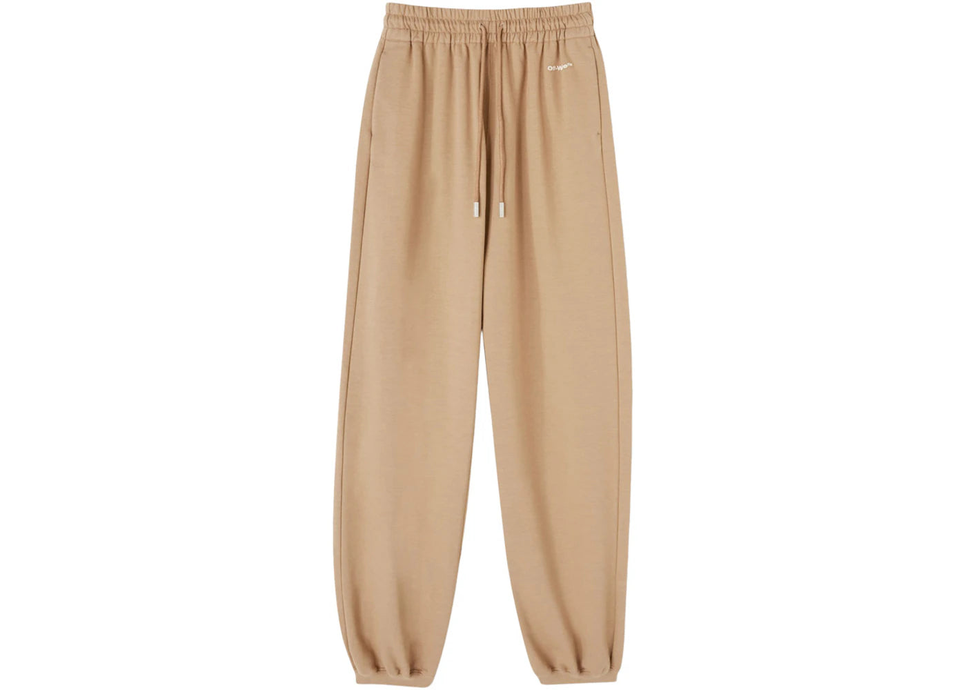 OFF-WHITE Embroidered-Logo Track Pants Camel