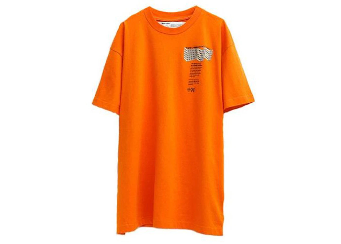 OFF-WHITE F Building S/S Oversized T-Shirt Orange/Multi