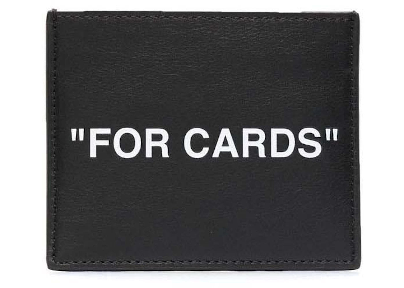 Off-White "FOR CARDS" Card Holder Black