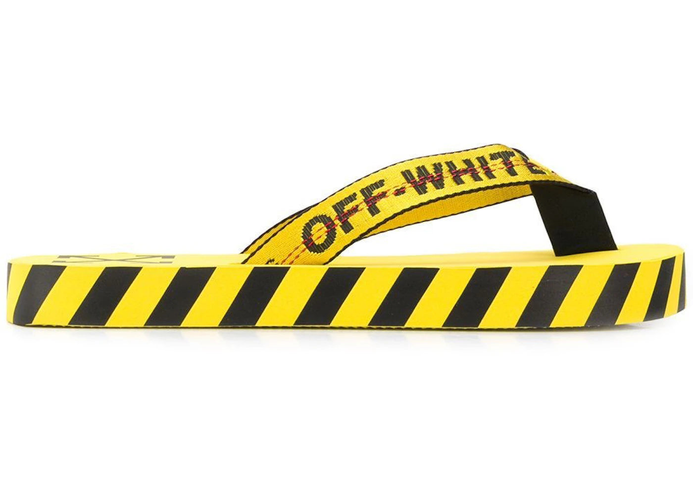 Off-White Flip Flops Yellow