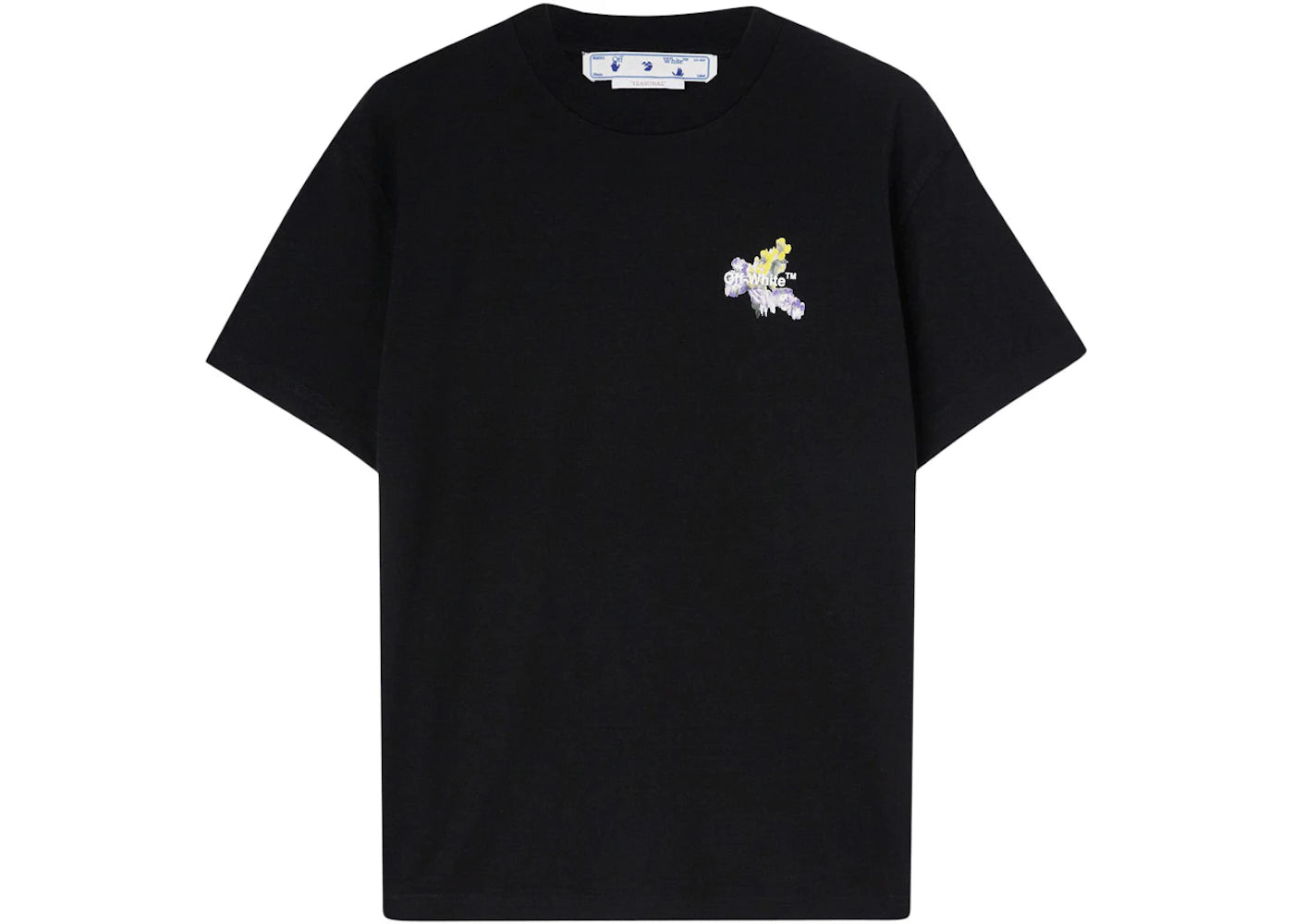 OFF-WHITE Flower Arrow Casual Tee Black