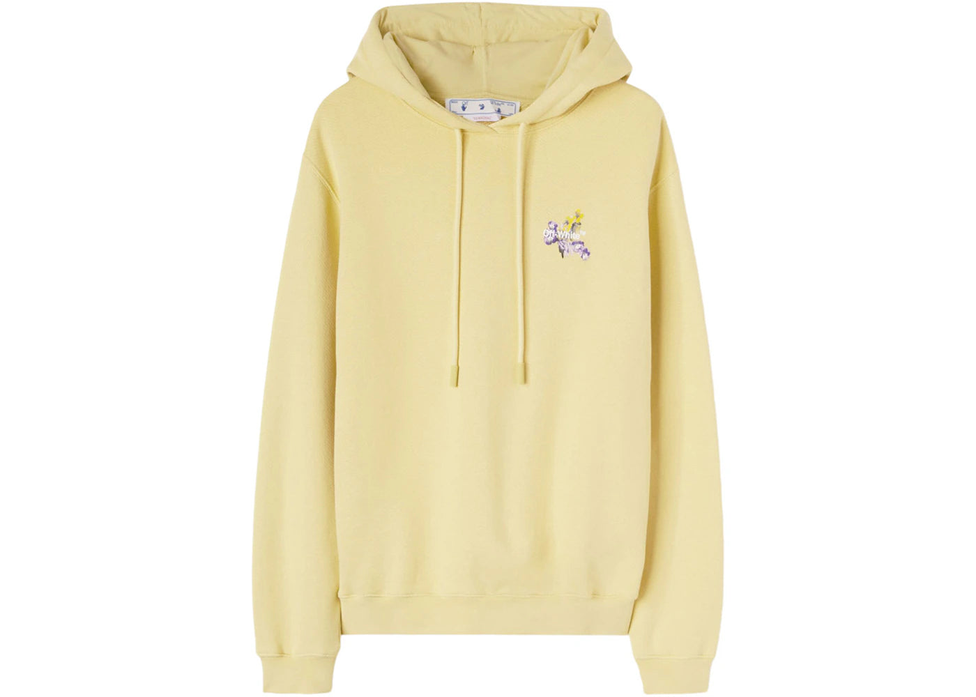 OFF-WHITE Flower Arrow Reg Hoodie Yellow