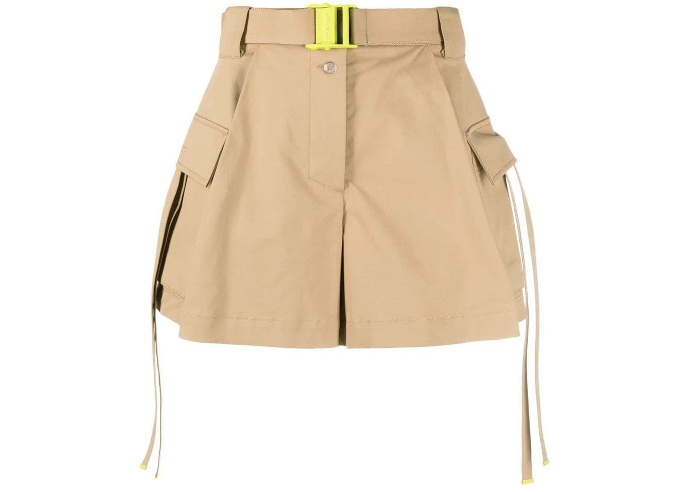 OFF-WHITE Gabardine Cargo Shorts Camel