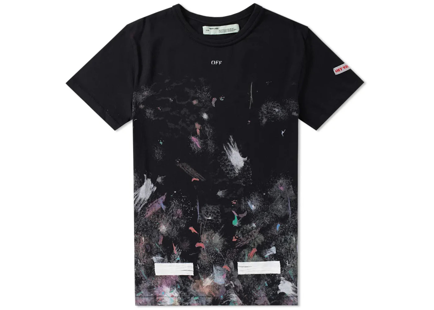 OFF-WHITE Galaxy Brushed T-shirt Black/Blue