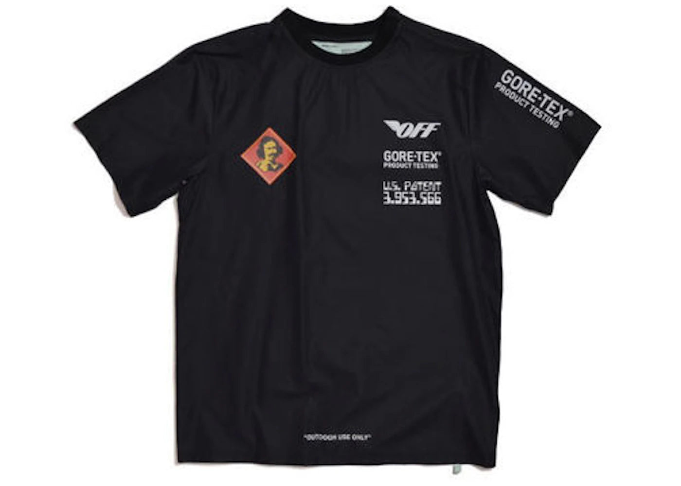 OFF-WHITE Gore-Tex S/S T-Shirt Black