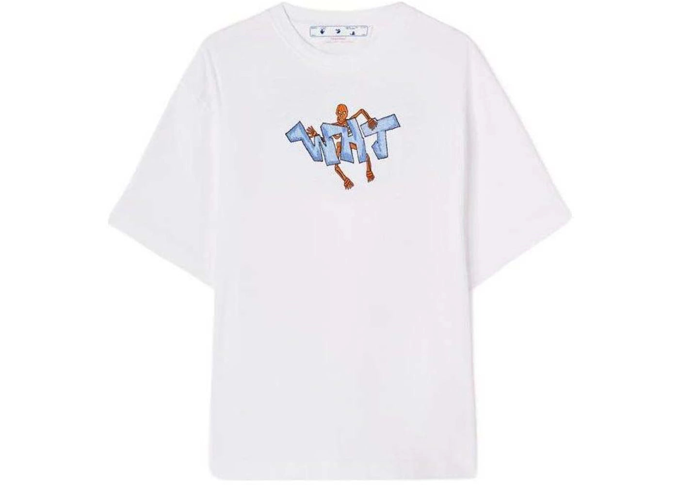 OFF-WHITE Graff Wht Pupp Over Ska S/S Tee White/Multi