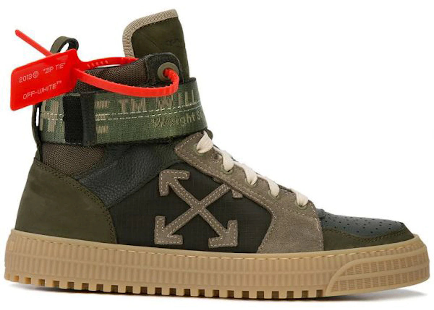 Off-White High Top Olive