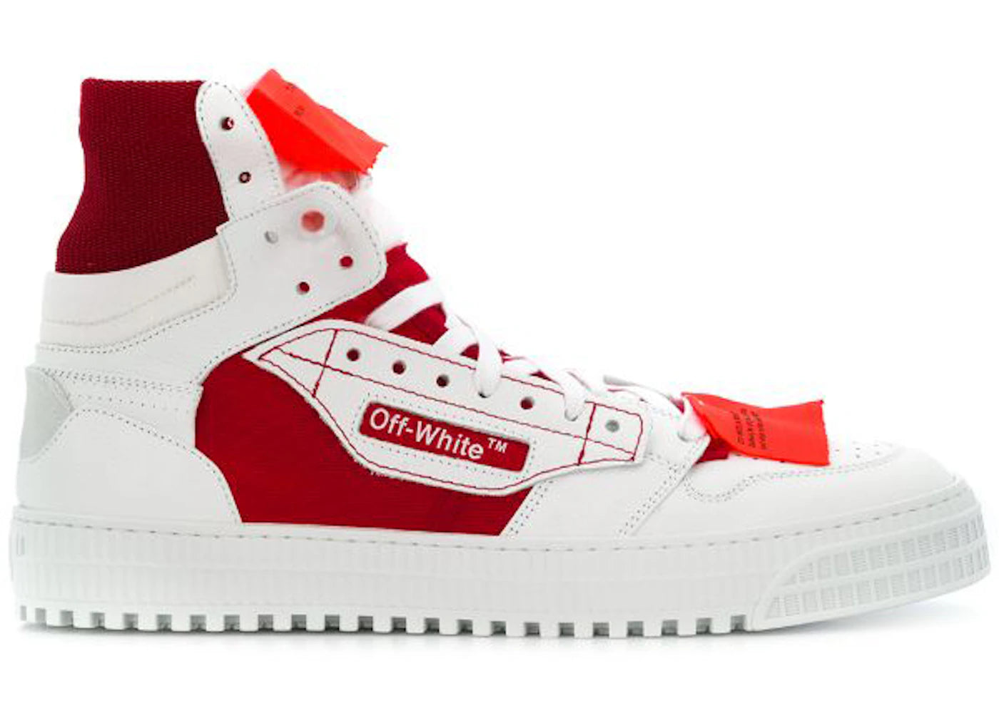 Off-White High Top Red FW18