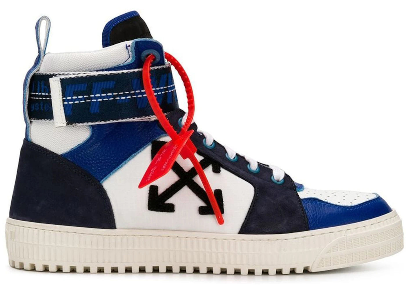 Off-White Industrial Belt Hi Top Blue