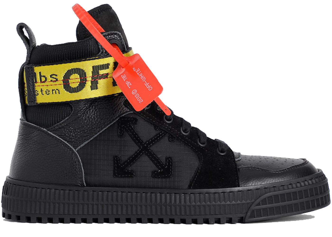 OFF-WHITE Industrial Hi Top Black