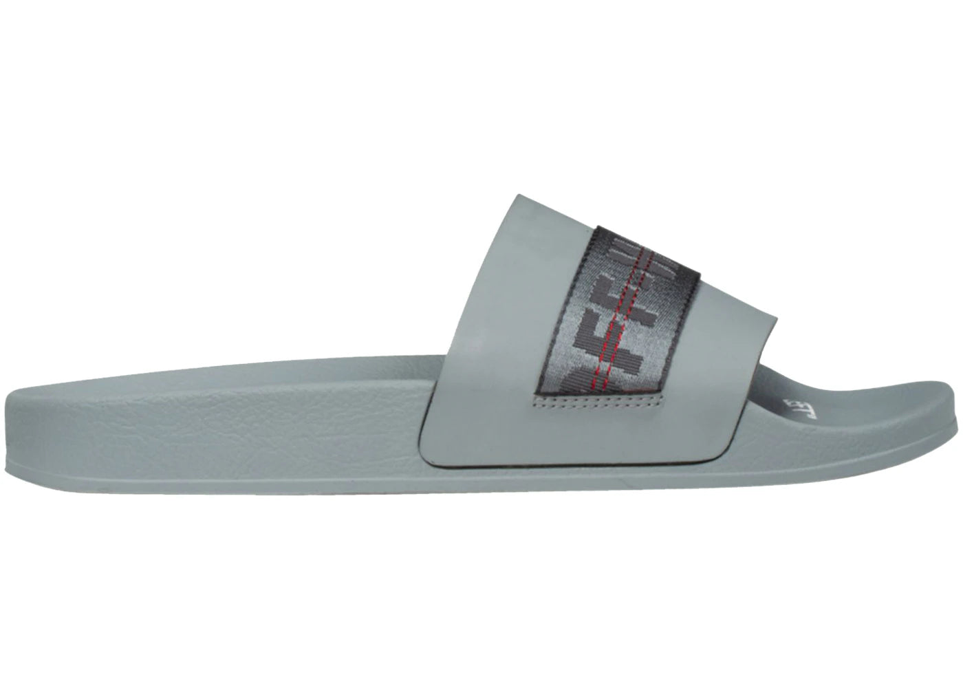 Off-White Industrial Slides Medium Grey