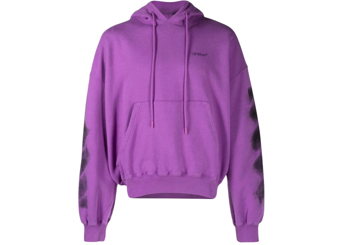 OFF-WHITE Jumbo Arrow Boxy Hoodie Purple