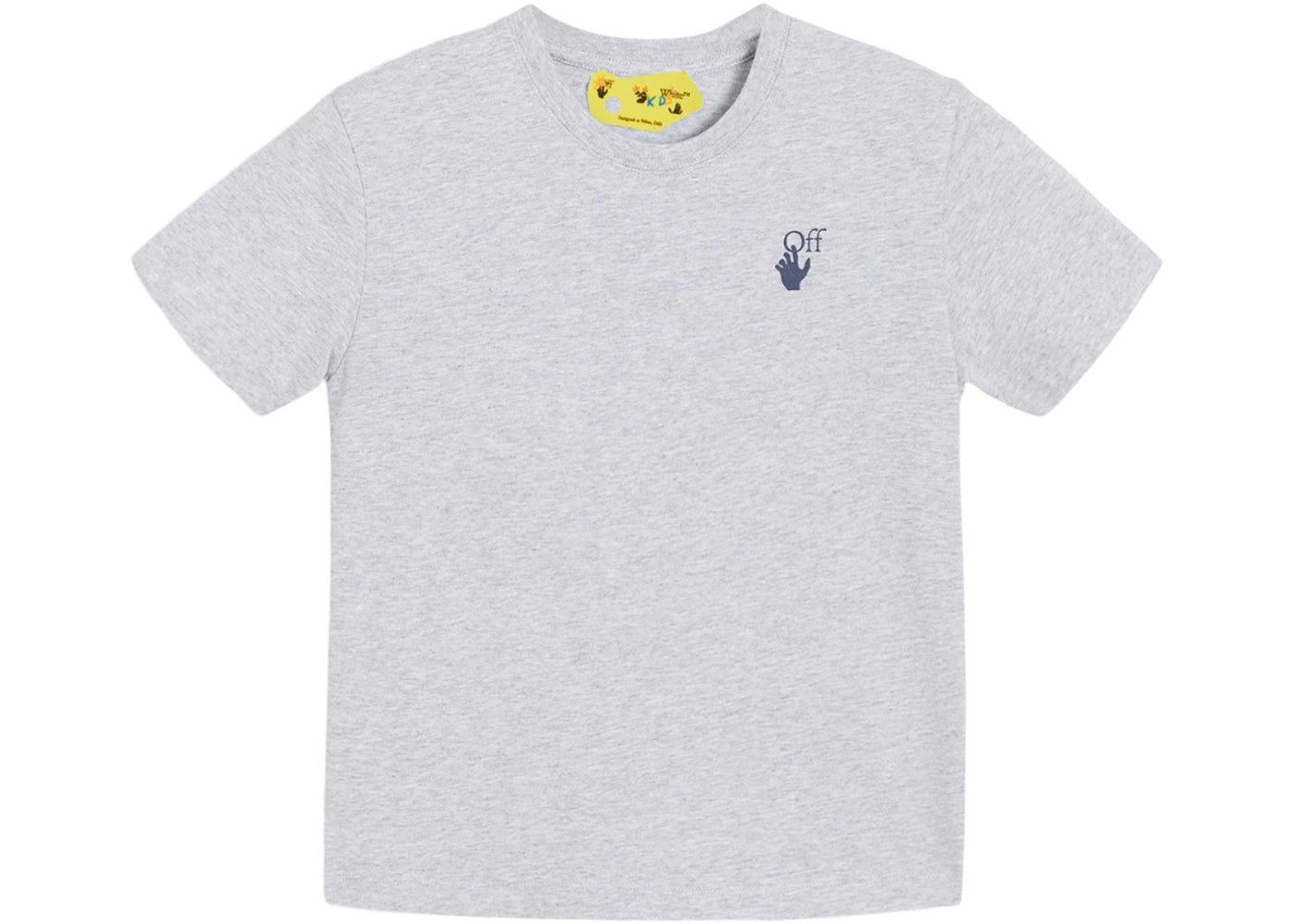 OFF-WHITE Kids Marker S/S T-shirt Grey/Blue