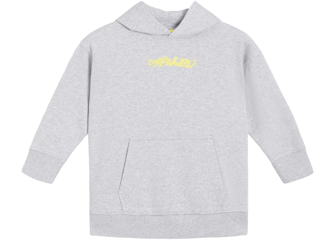 OFF-WHITE Kids Peace Hoodie Grey/Yellow