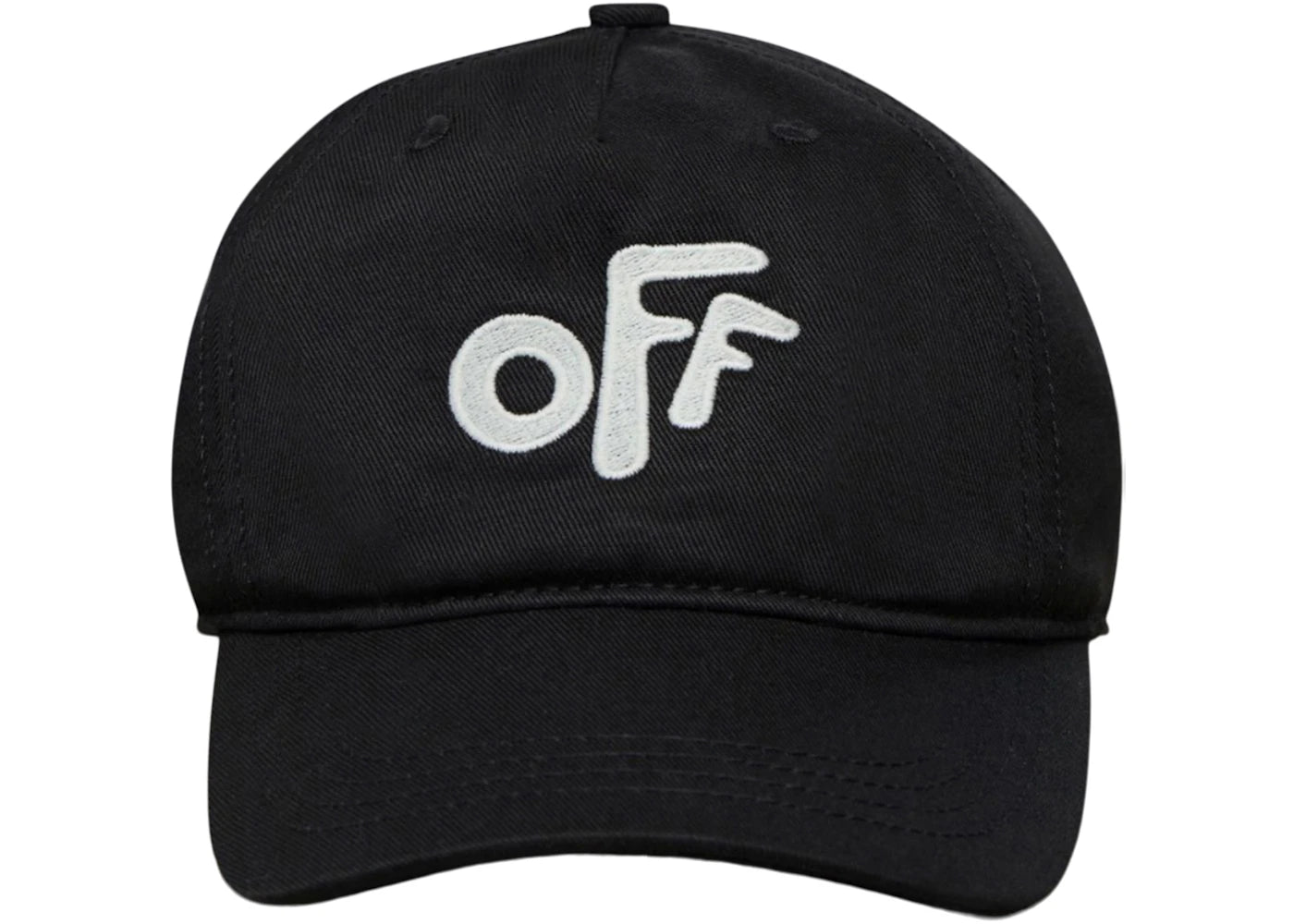 OFF-WHITE Kids Rounded Cap Black