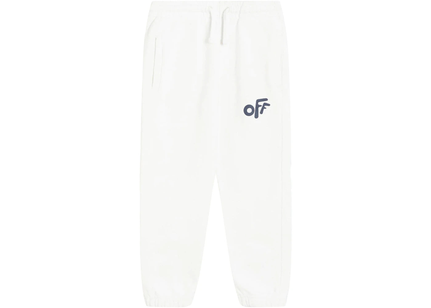 OFF-WHITE Kids Rounded Sweatpants White/Blue