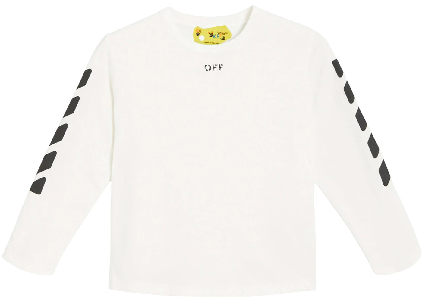 OFF-WHITE Kids Stamp L/S T-shirt White/Black
