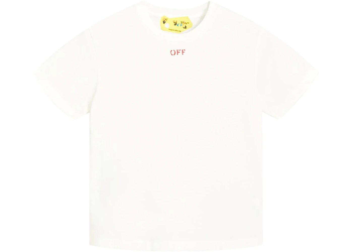 OFF-WHITE Kiids Stamp S/S T-shirt White/Red