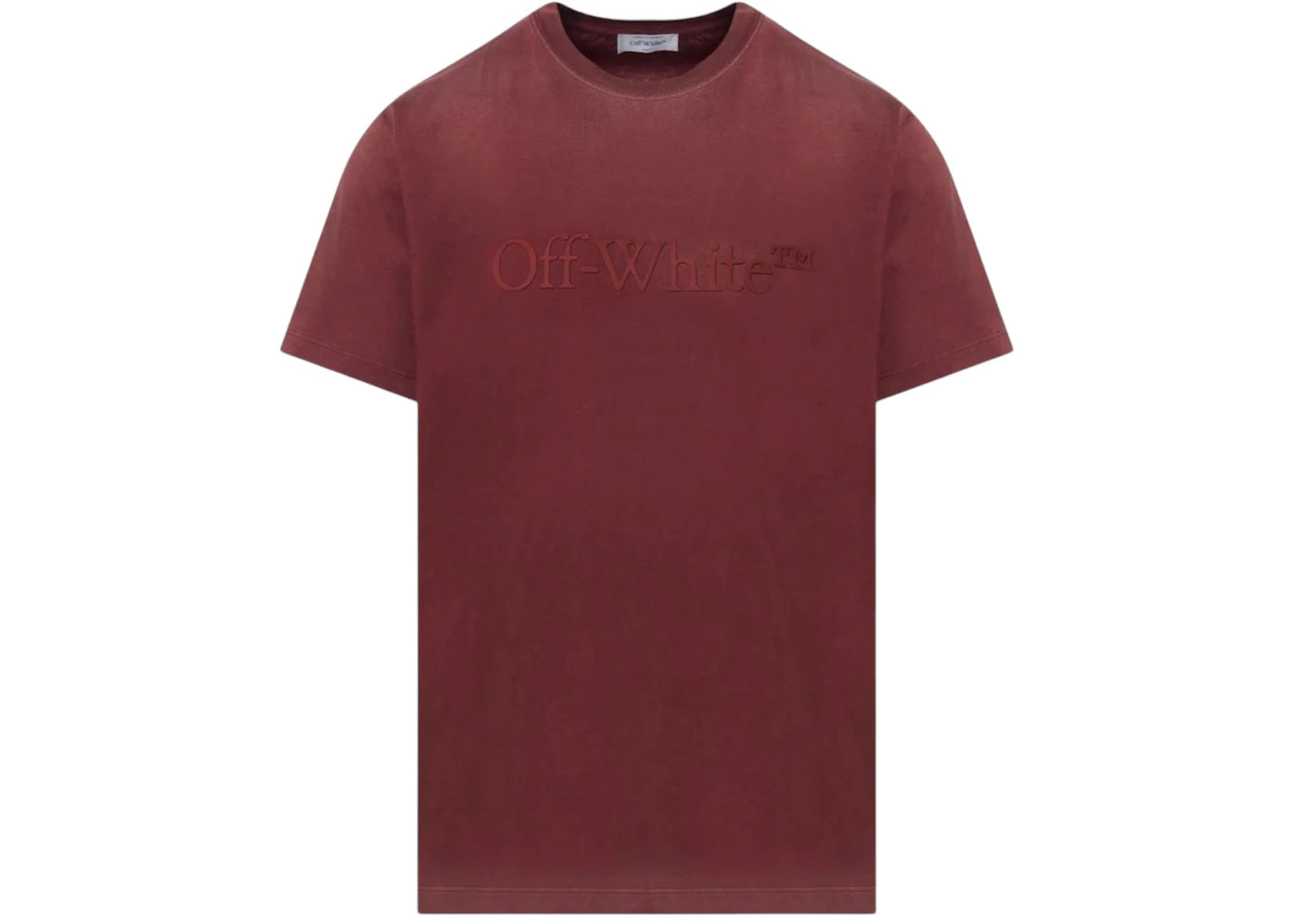 OFF-WHITE Laundy Slim Fit Pureed T-Shirt Red