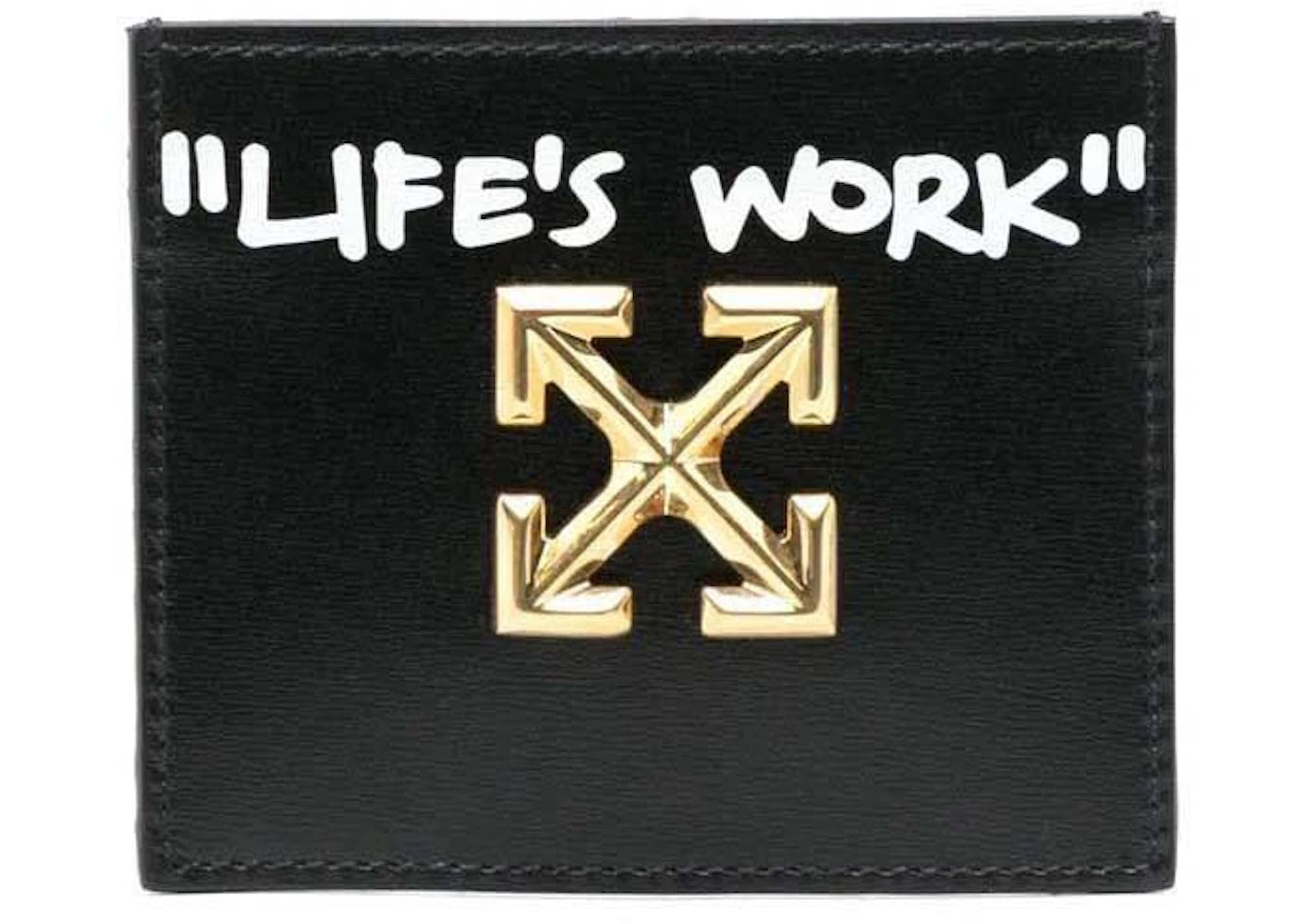 Off-White Life's Work Coin Wallet Black