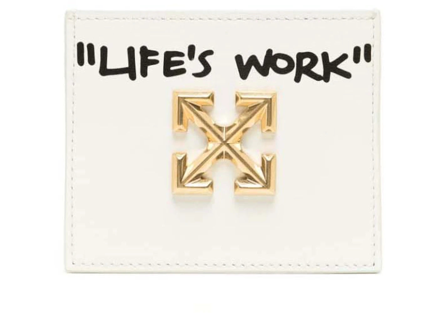 Off-White Life's Work Coin Wallet White