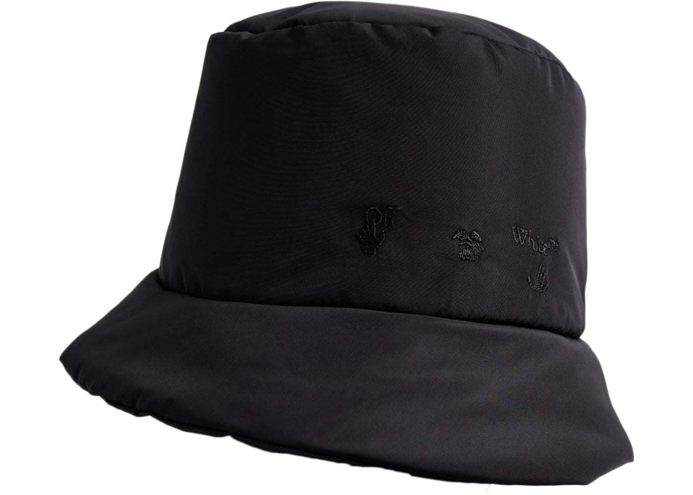 OFF-WHITE Logo Bucket Hat Black