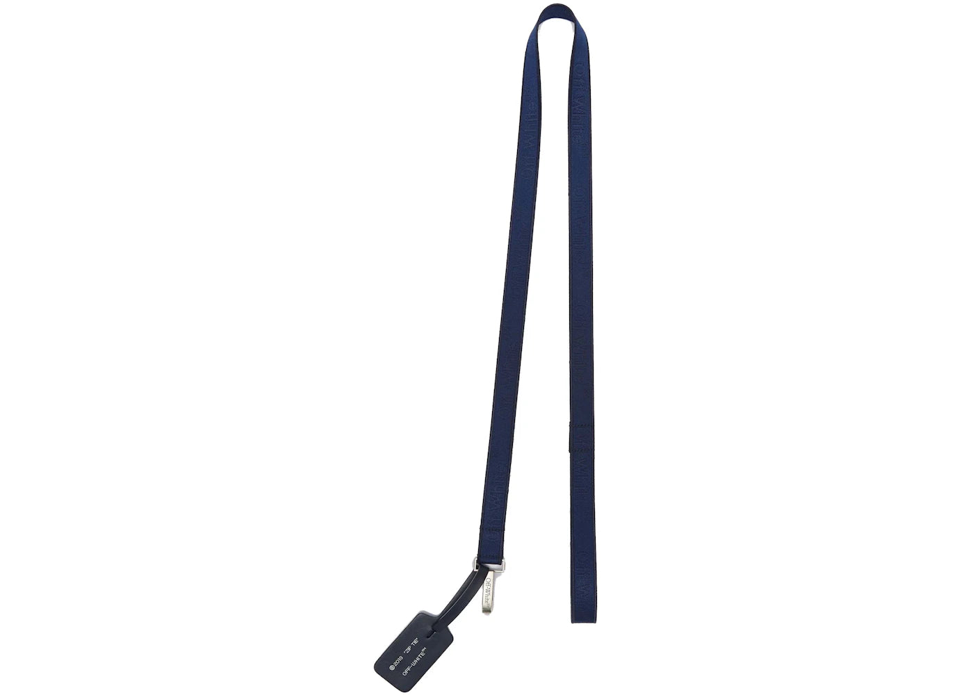 OFF-WHITE Logo-Embellished Dog Leash Blue