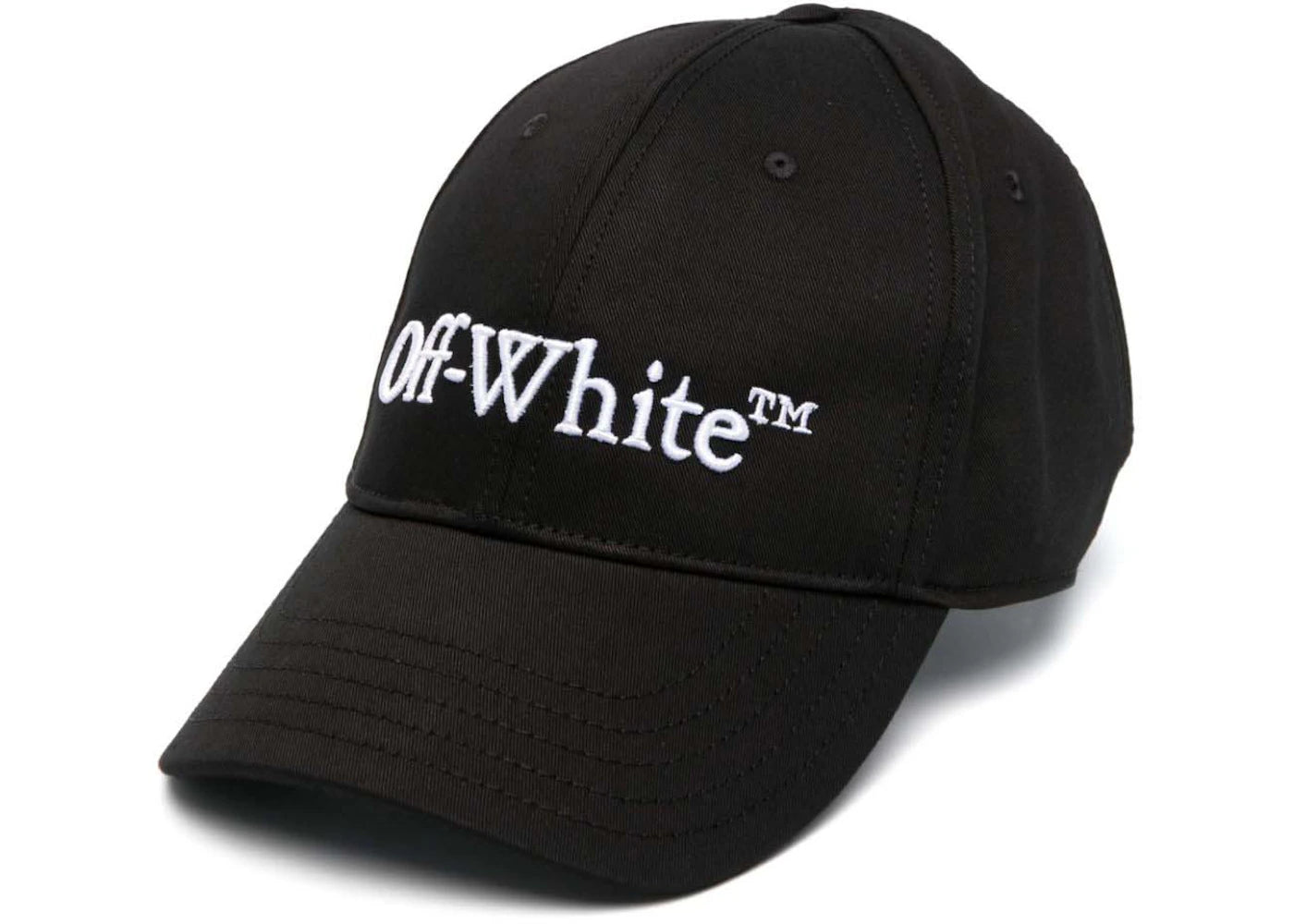 OFF-WHITE Logo-Embroidered Baseball Cap Black