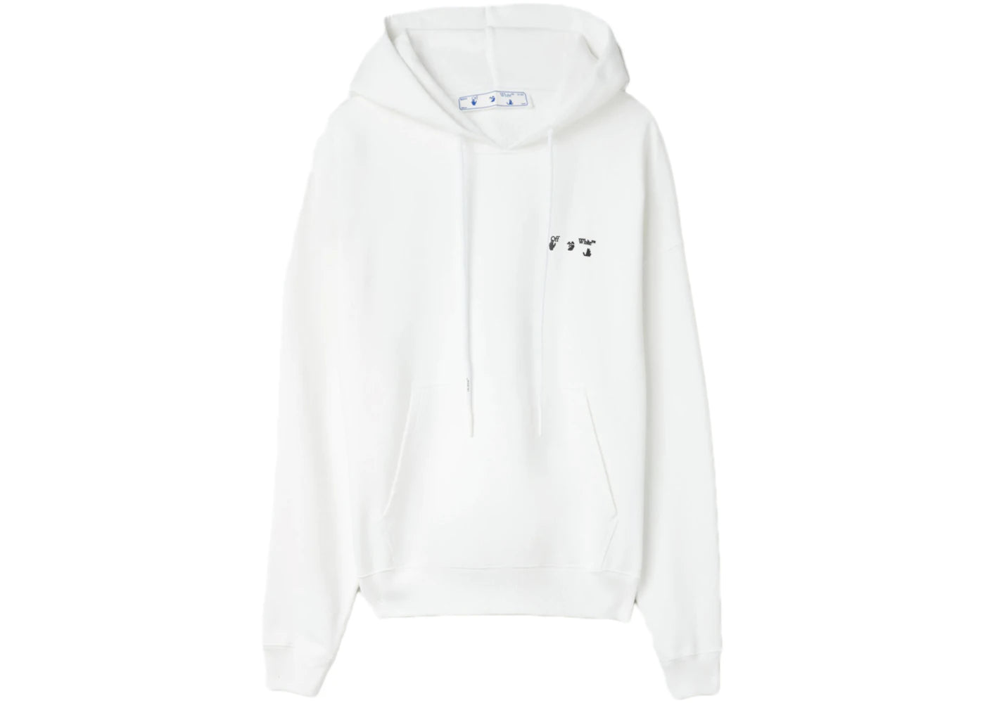 OFF-WHITE Logo Hoodie White/Black