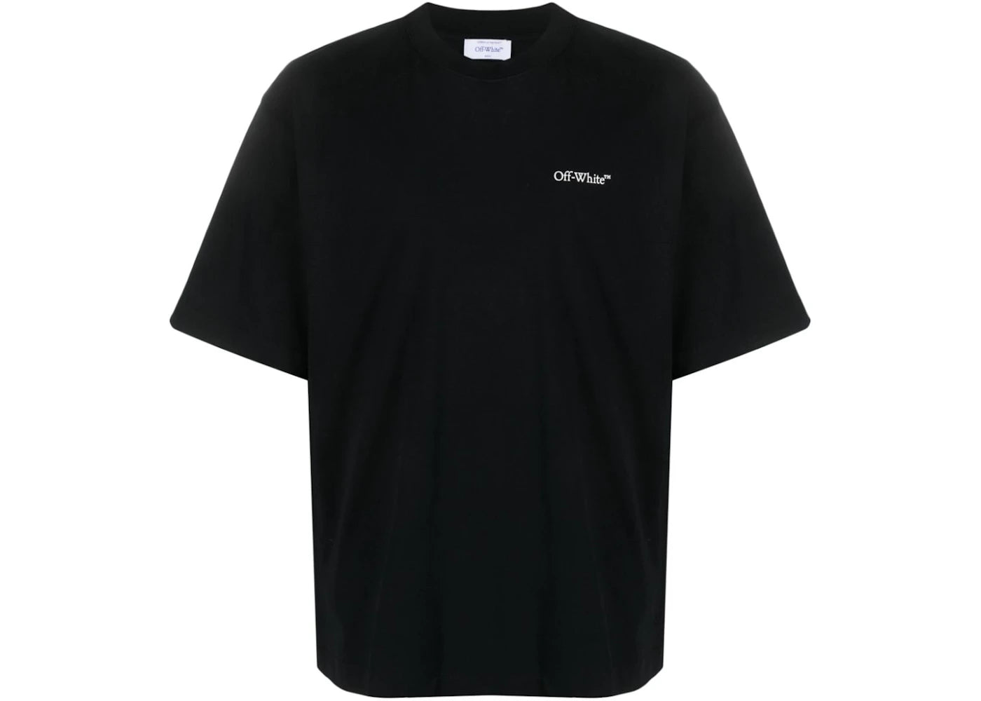 OFF-WHITE Logo-Print Short-Sleeve T-shirt Black