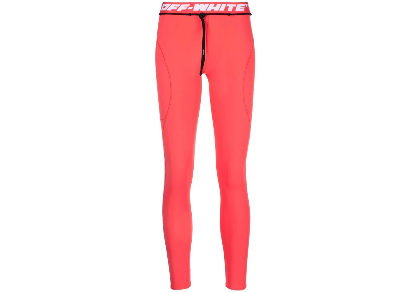 OFF-WHITE Logo-Tape Performance Leggings Light Red