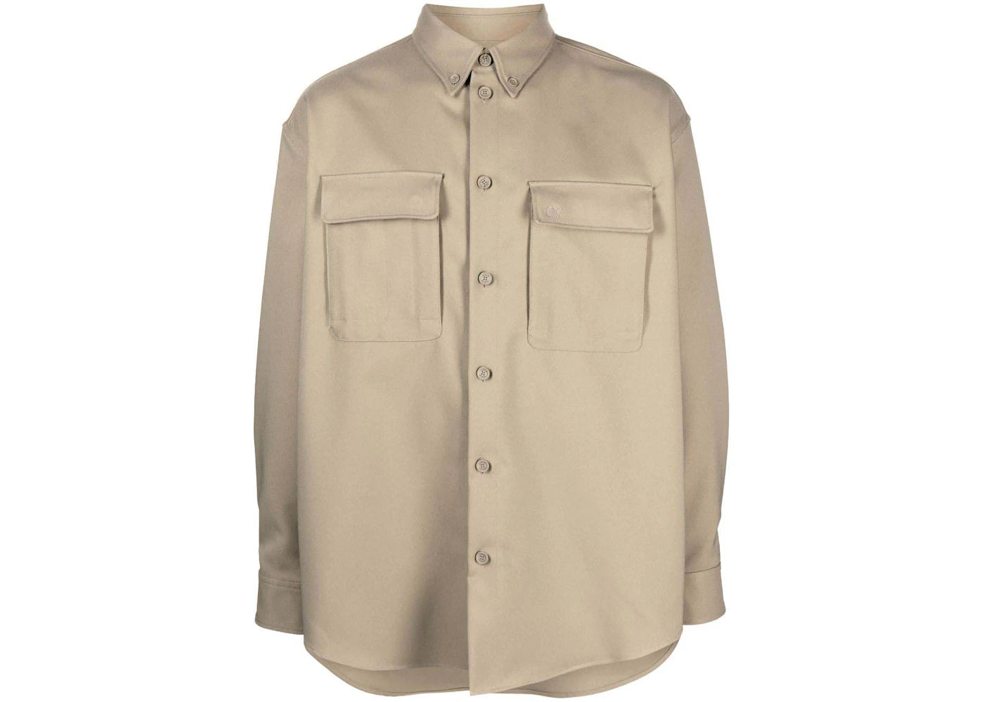 OFF-WHITE Long-Sleeve Shirt Beige