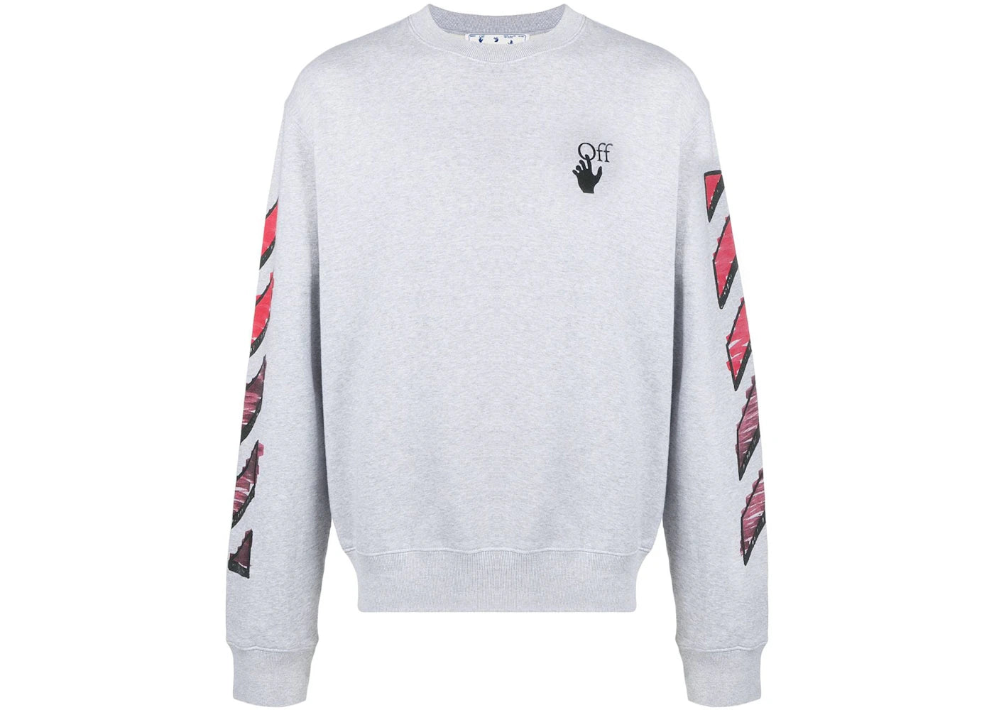 OFF-WHITE Marker Arrows Crewneck Grey