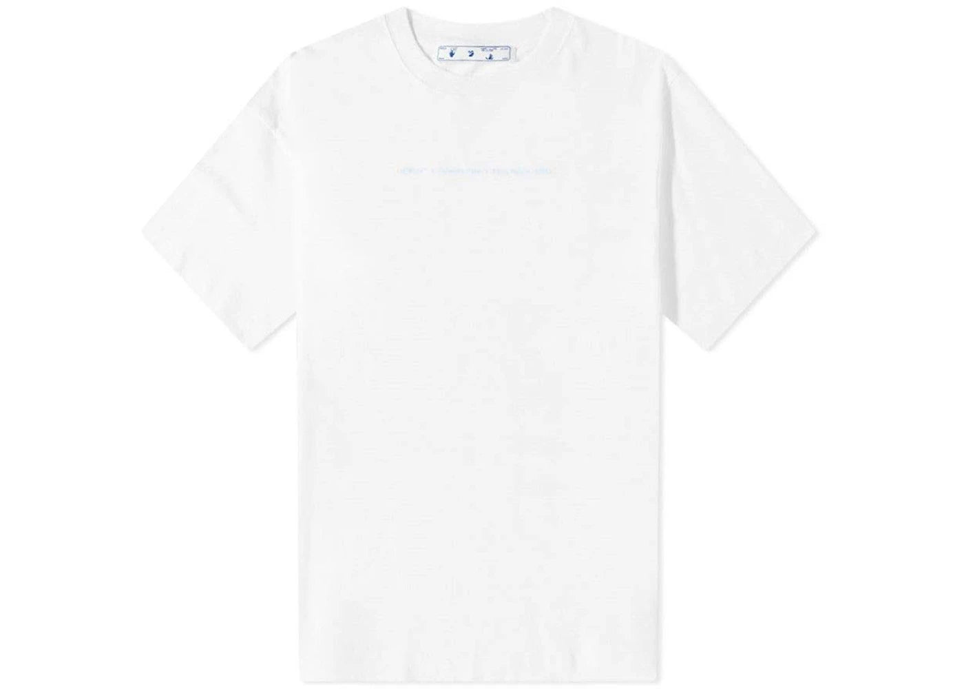 OFF-WHITE Marker Oversized Skate T-Shirt White Blue