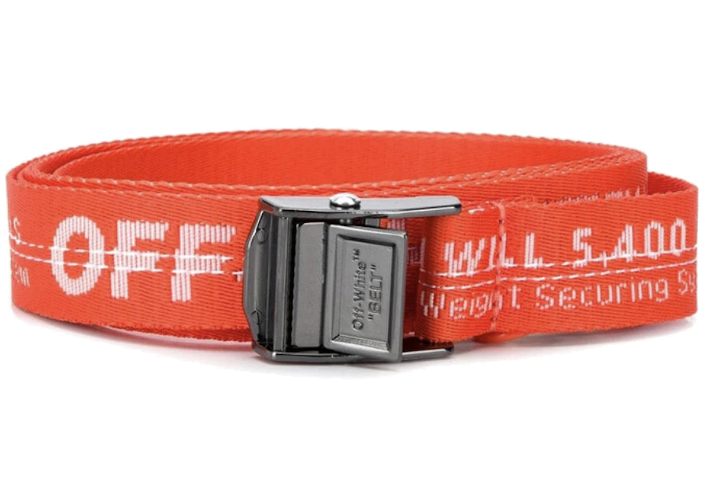 OFF-WHITE Mini Industrial Belt (SS22) Orange