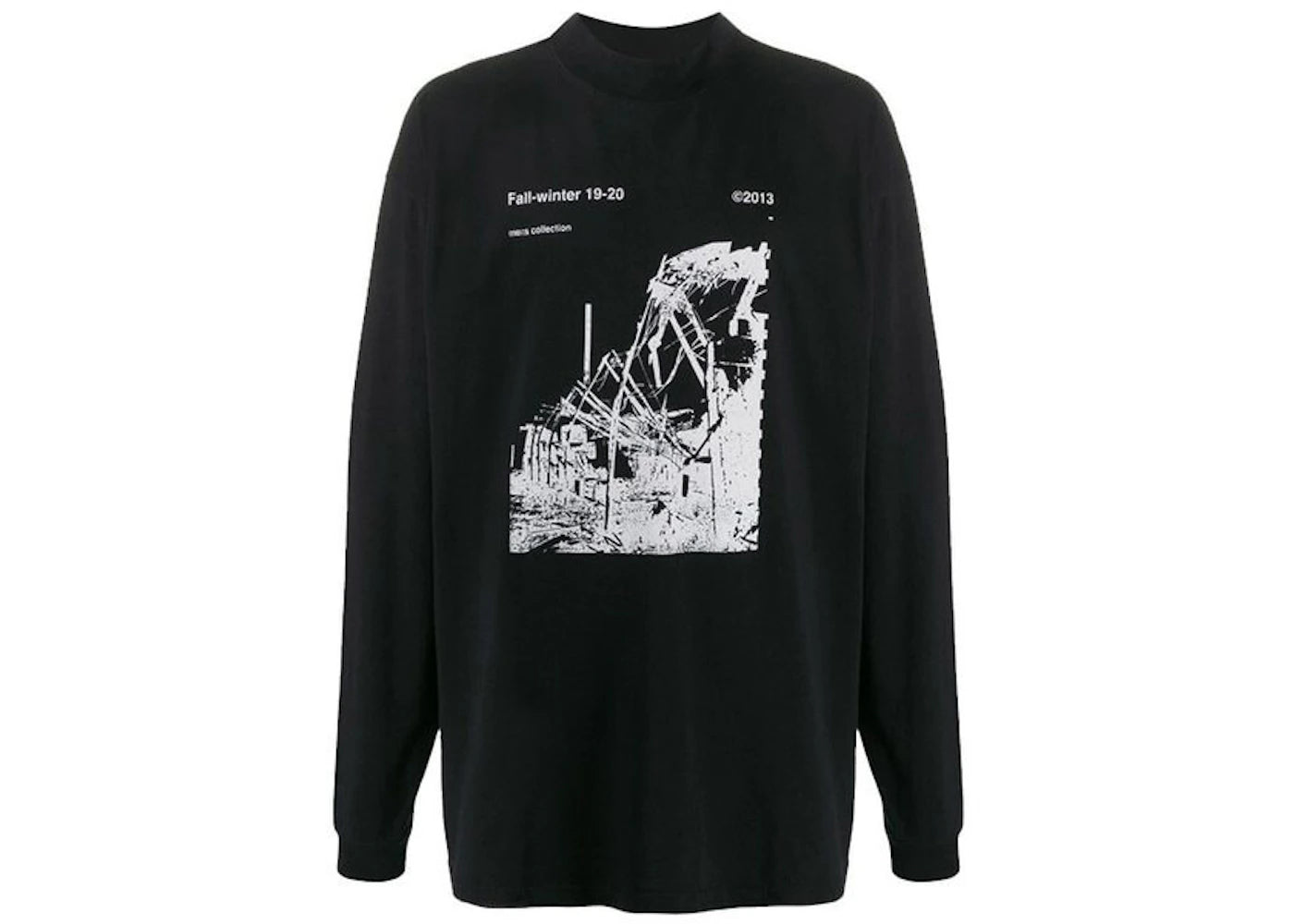 OFF-WHITE Mirko Artist Over L/S T-Shirt Black