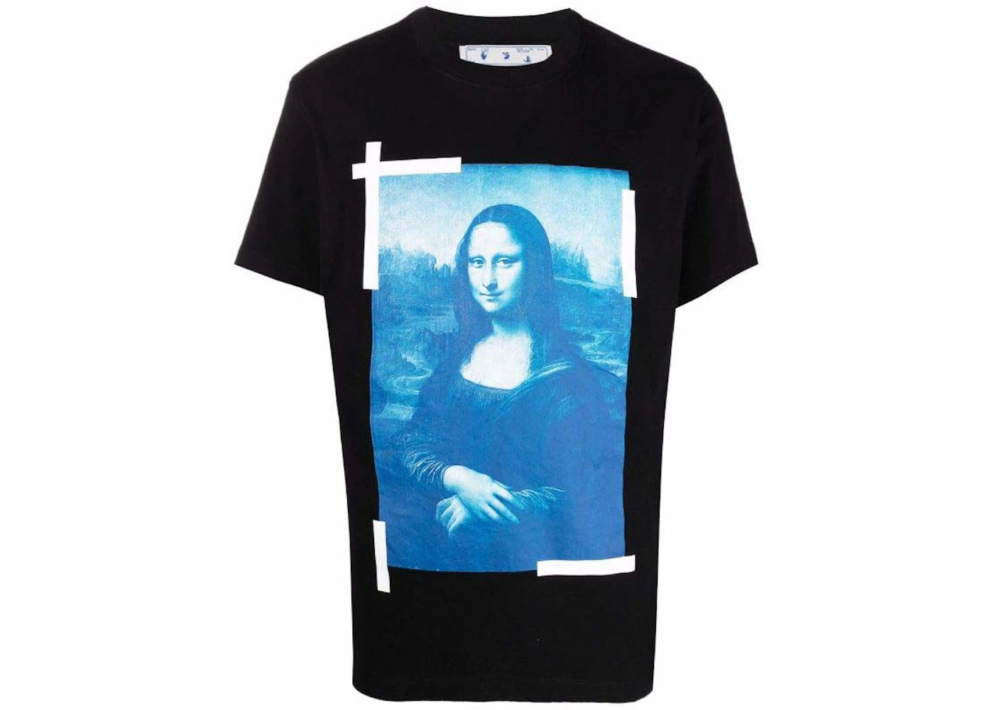 OFF-WHITE Monalisa Slim S/S Tee Black/Blue