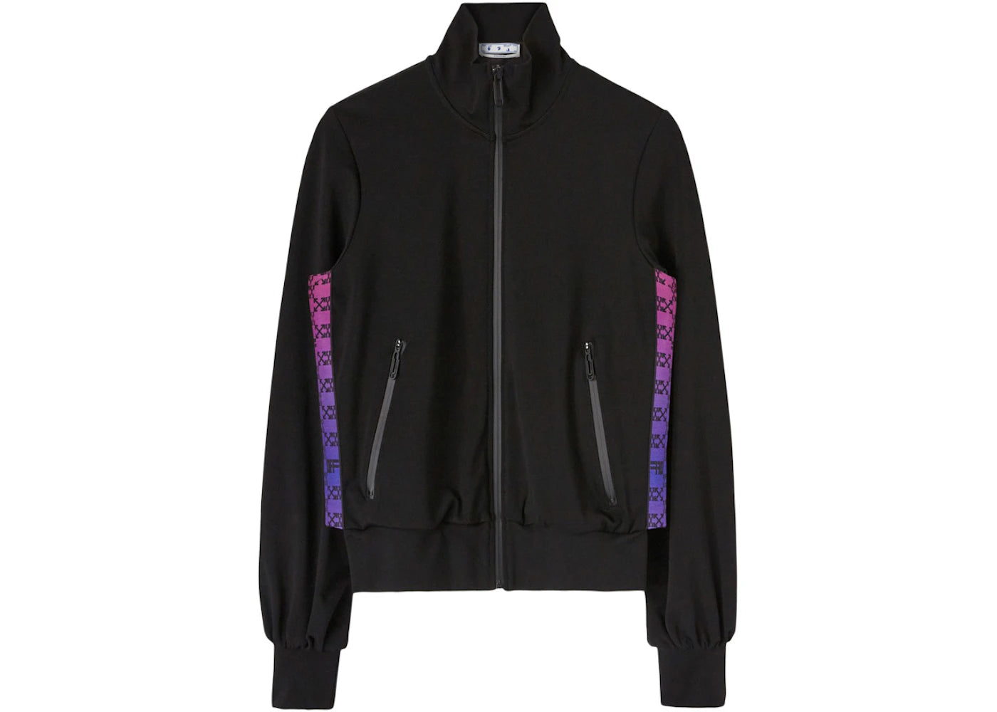 OFF-WHITE Monogram Band Track Jacket Black/Multicolor