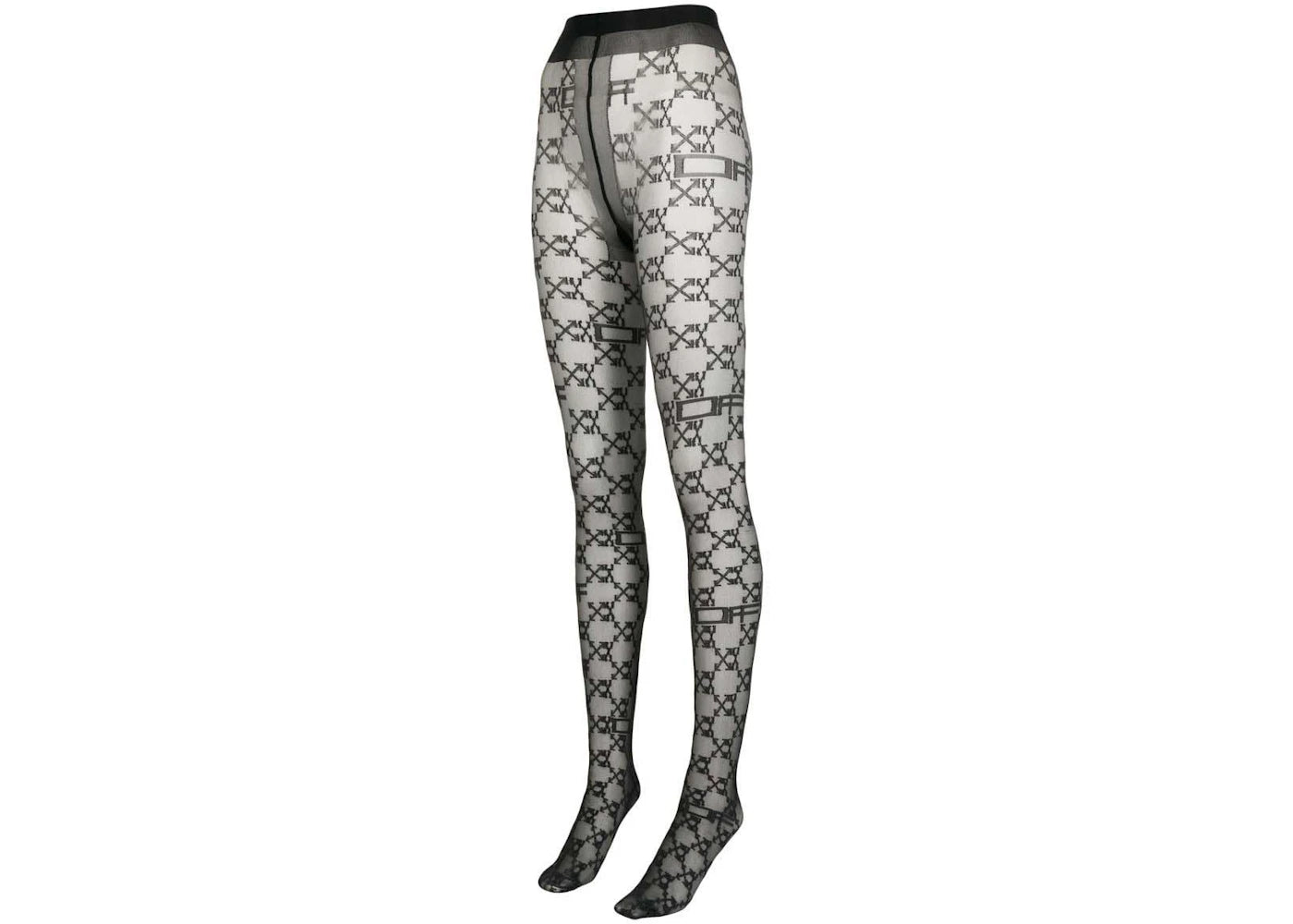 OFF-WHITE Monogram Tights Black/Black