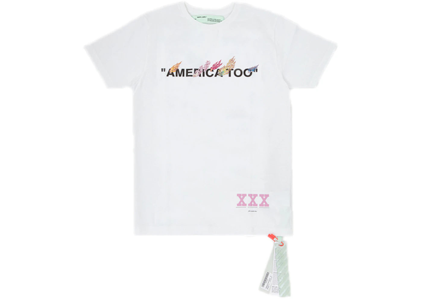 OFF-WHITE Murakami America Too Tee White