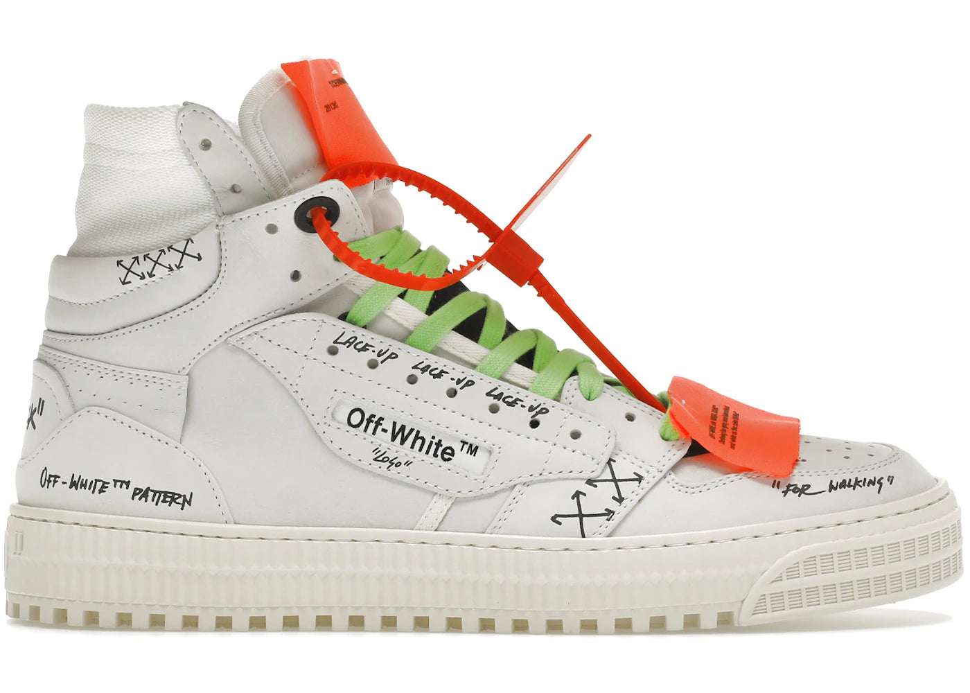 OFF-WHITE Off-Court 3.0 High Sharpie Distressed