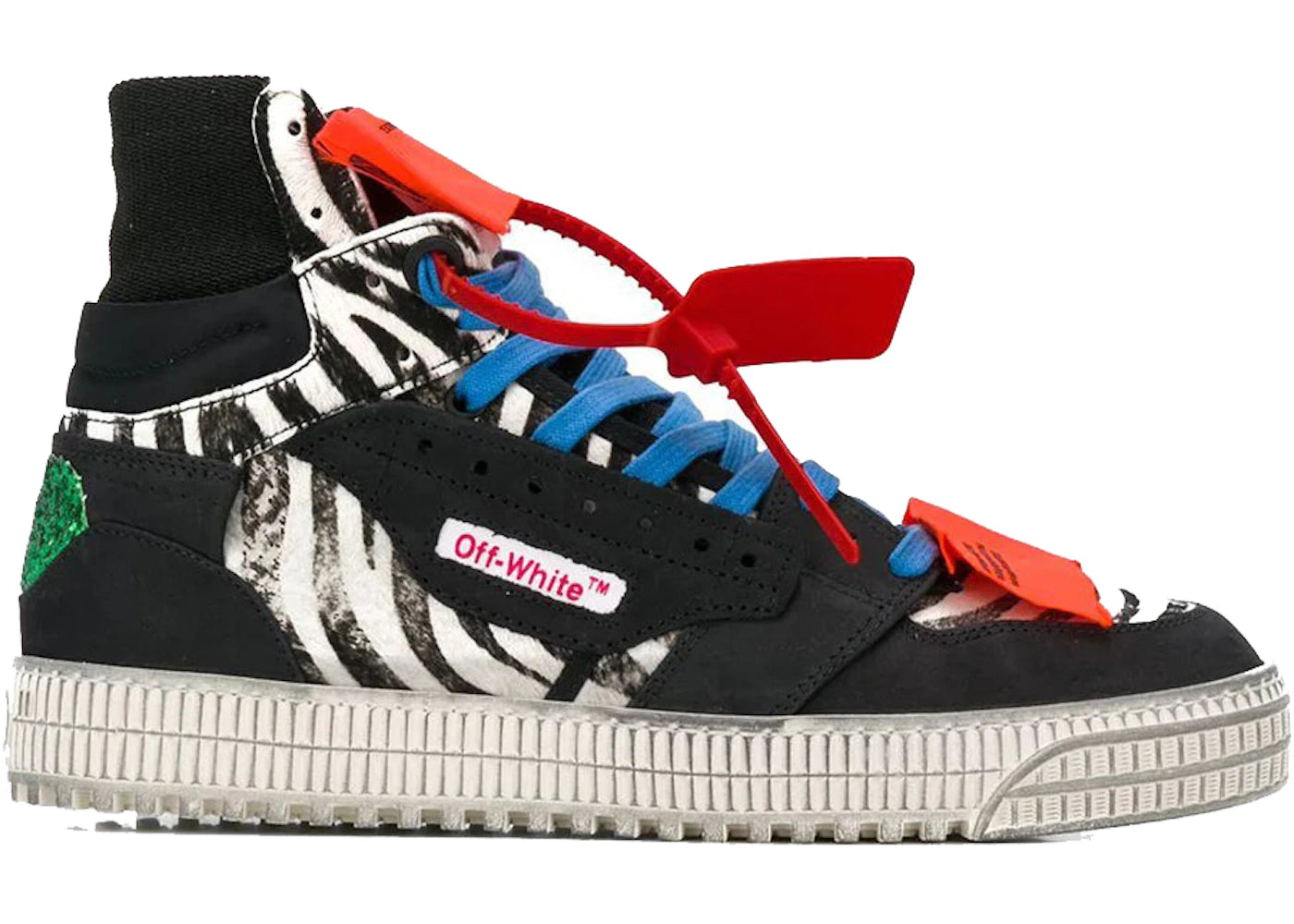 OFF-WHITE Off Court 3.0 High Black Zebra FW19